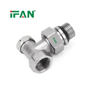 IFAN Customized Radiator Angle Valve 1/2” 3/4” Thermostatic Radiator Valve Water Control Angled Radiator Valves