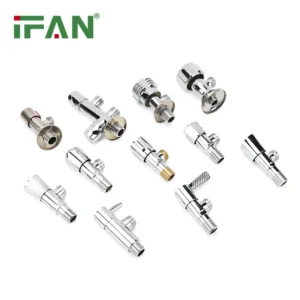 IFAN Ouick Open Adjustable Faucet Bathroom Accessories Toilet Angle Valve Slow Down Water Stop Valve Brass Angle Valve