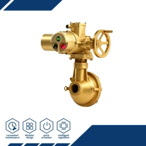 IP67 Waterproof DZW Multi Turn Actuator 220V 380V Explosion Proof Electric Valve Operator for Water Treatment