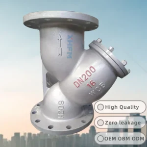 ISO ANSI 150lb PN16 Y Type Strainer Filter Valve DN100 DN150 WCB Carbon Steel Manual Pressure Reducing OEM Customizable