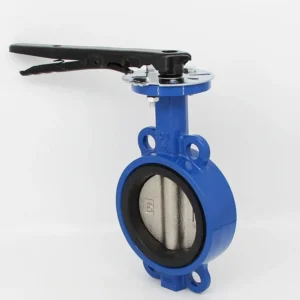 Industrial Duckbill Valve SS Wafer Butterfly Type Manual Valve For Sewage Treatment