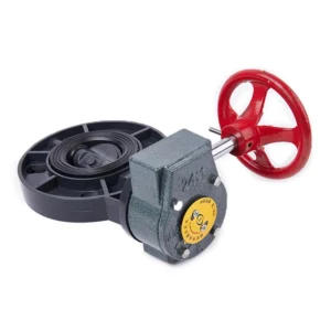 Industrial Grade PVC Turbine Butterfly Valve