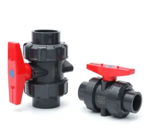 Industrial Handle 2 Way Plastic True Union UPVC PVC Double Union Ball Valve