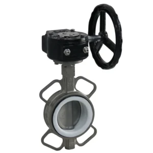 Industrial Heavy Duty Wafer Style Electric Operated Butterfly Valve with EPDM