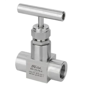 Industrial High Pressure 10000psi Stainless Steel 316 2-Way High Temperature Needle Valve Manual Gas Flow