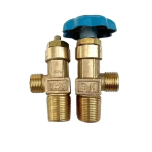 Industrial Medical Grade Brass Cylinder Valve for Oxygen Gas with Flow Rate Adjustment