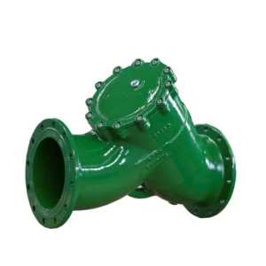 Industrial Pipeline Filter Valve Y Type Strainer ANSI PN16 Ductile Iron Body Stainless Steel Screen