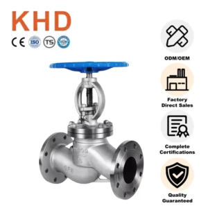 Industrial Stainless Steel 304 Manual Flange Globe Valve DN25 DN300 API ANSI 150LB WCB JIS 10K Control Water Globe Valve