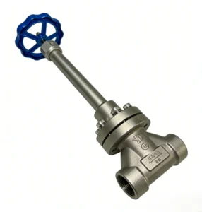 Industrial Stainless Steel Cryogenic Globe Valve Manual 50 Port Size OEM Support LNG Low Temperature