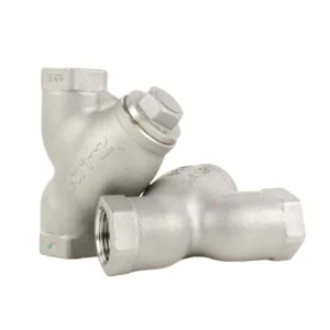Industrial Stainless Steel UY Y Pattern Ball Valves Water Supply System Strainer Screw Thread Commercial