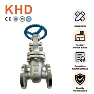 Industry API ANSI Gate Valve 150LBP 1 Inch High Pressure Manual Flanged Gate Valve
