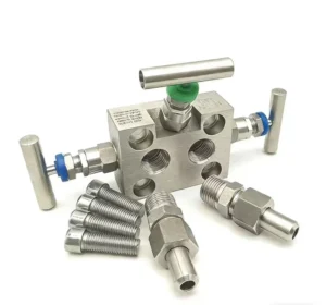 Instrument Manual 3 Valve Manifold Block Valve Differential Pressure Transmitter Bleed Hard Seat Needle Valve BSPP BSPT