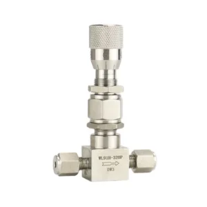 Instrument Precision Needle Flow Control Valve Manual Operated 304SS 316SS 1/8″ Port