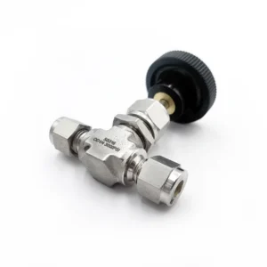 Integral Bonnet Forged Stainless Steel 316L 6000Psi Water Pipe Needle Valves Double Ferrule Needle Valve OD1/4