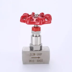 J13W-160P 304 Stainless Steel Needle Valve Female Thread Pressure Gauge Valve Globe Valve
