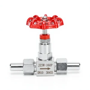 J23W-160P Stainless Steel 304 External Thread Welded Needle Valve Ferrule Pressure Gauge Instrument DN6-DN25 Port Sizes
