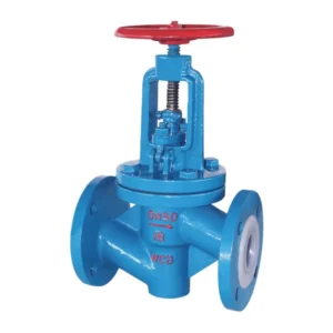 J41F46 Fluorine Lined Globe Valve Manual Corrosion Resistant Globe Valve Flange Cast Steel Globe Valve