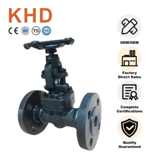 J41H-16C DN20 Forged Steel Globe Valve A105N Water Steam Oil Manual Flange End Globe Valve