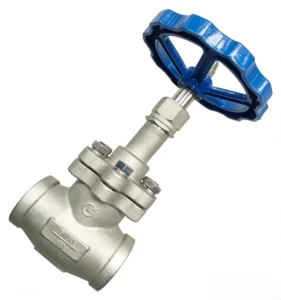J61F-40P Globe Valve 1 in Port Size Gas Media Manual Operation Low/Normal/High Temperature