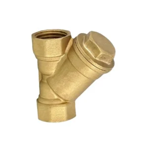JD 3007 Brass Y Strainer Valve Manual Ball Valve High Temperature Manual Hydraulic Power Water Application Direct Manufacturer