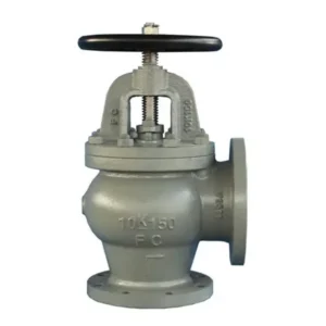 JIS F7333B 5K 10K 16K Cast Iron Steel Flange Manual Angle Globe Valve Marine Globe Valve