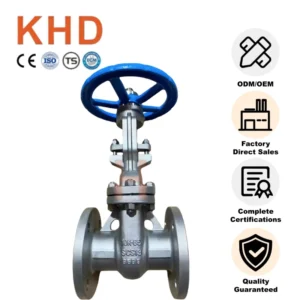 JIS Flanged Gate Valve Water Media General Purpose Flanged Stainless Steel Cast Steel Gate Valve