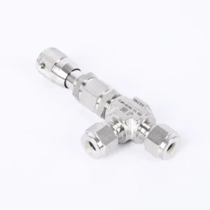 JM-LOK 8mmOD Manual Metering Angle Pattern Valve Stainless Steel 316L Needle 1-Way Tube Fitting 5000psi Gas/Oil/Water