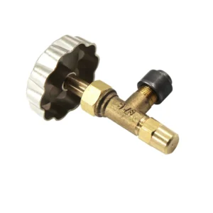 JUNYI South America Market Manual Control High Pressure Gas Range Stove Needle Valve with Zinc Knob Model 45B OEM Customizable