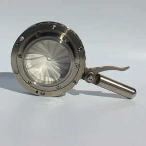 KD Series Hygienic Food Design Iris Discharge Valve Flanged Joint Flange Connection for Food Chemical Pharmaceutical Industry