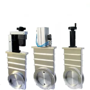 KF CF ISO Flange Stainless Steel High Vacuum Gate Valve Manual Pneumatic Electric