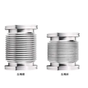 KF16~KF50 Vacuum Bellow Flexible Hose Stainless Steel Vacuum Flexible Edge Weld Pipe Fitting