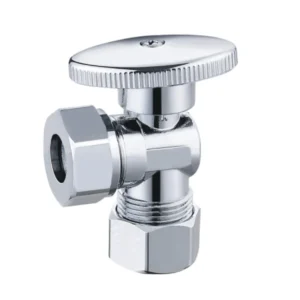 KLOE9018 1/2″S/J X 5/8″Comp Angle Stop 1/4 Turn Brass Angle Stop Valve with CUPC NSF to USA CANADA