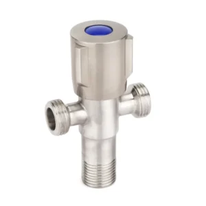 KUROMA KRM-1102 Stainless Steel Angle Valve 1/2 Port Size Multi-exit Design for Water Manual Operated Butyronitrile Sealing