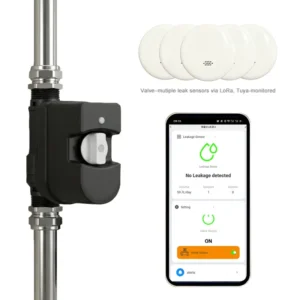 LD2602PL LB Smart Wifi App Water Meter Flow Controller with Auto Shut off Valve Water Leakage Detector Sensor Alarm
