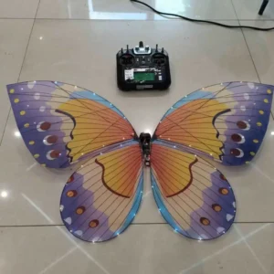 LED Remote-controlled Bionic Butterfly Flying Drones for Music Festival, Wedding and Party Decoration