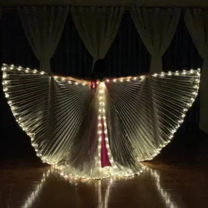 LED Wings Butterfly Adult Belly Dance Performance Prop Carnival Costume Party Stage Show Dancewear Festival Chinese New Year