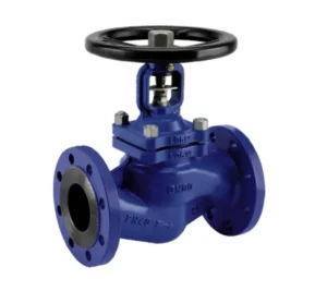 LGDF BD16 Flange Connection Ductile Cast Iron Carbon Steel Manual Plug Globe Valve 4in Port Size 25-350F Temperature