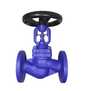 LGDF J41H Pn16 DN50 Carbon Steel WCB Flange Bellow Seal Globe Valve Manual Water ASTM Standard