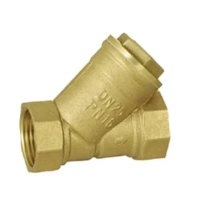 LISHUI DN32 Brass Y Type Strainer 690C Ball Valve for Water Media