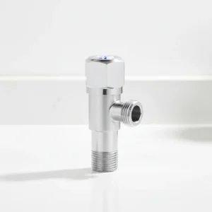 LL Brand 304 Stainless Steel Angle Valve Model LL 4001 6000 GPD Modern Design for Bathroom & Kitchen Use