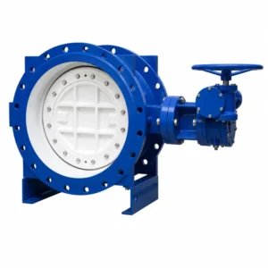 Large Diameter Double Eccentric Flanged Manual Butterfly Valve Gearbox EPDM Seat Ductile Iron Body DN500 Water Supply System