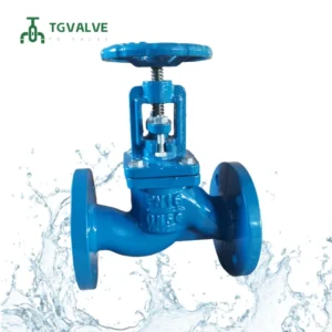 Large Diameter Globe Valve DIN Cast Iron PN16 Double Disc DN300 Flanged Valve
