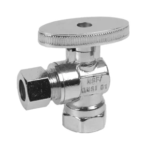 Lead Free 1 4 Turn Angle Stop Valve FIP Connection