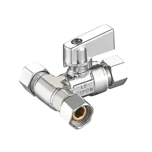 Lead Free 1/4 Turn Dual Outlet Valve F1807 PEX for Plumbing Applications