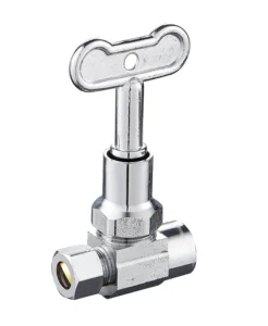 Lead Free Brass Loose Key Stop Valve Plumbing Pipe Fitting for Water Supply