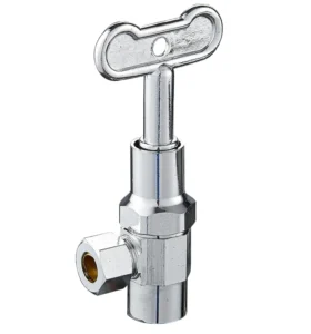 Lead Free Compression Sweat Style Brass Angle Stop Valves With Handles Bathroom