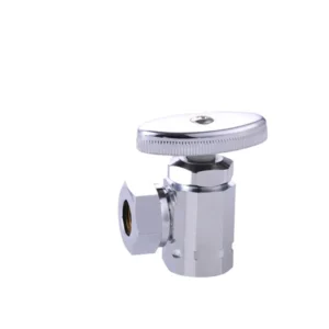 Lead Free Manual Water Multi Turn Angle Stop Valve with PTFE Sealing OEM FIP