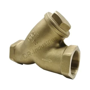 Lead Free Thread Y Type Bronze Water Strainers Y Strainer With Tapped Retainer Cap