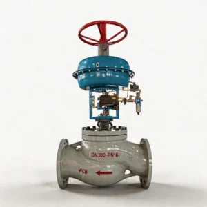 Linear Acting Pneumatic Control Valves with Diaphragm Actuator 4-20mA Digital Smart Positioner for Steam Pressure Regulating