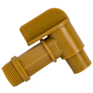 Llave De Bidon De Polietileno Valvula De Descarga De 3/4″ Para Tambos 3/4″ NPT Polyethylene Drum Tap Angle Valve